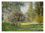 Claude Monet - Landschaft am Park Monceau (1876)