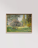 Claude Monet - Landschaft am Park Monceau (1876)