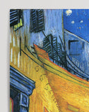 Vincent van Gogh - Nachtcafé/Nachts vor dem Café an der Place du Forum in Arles (1888)