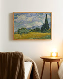 Vincent van Gogh - Weizenfeld mit Zypressen (1889)