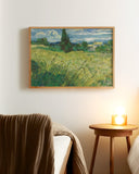 Vincent van Gogh - Grünes Weizenfeld mit Zypressen (1889)