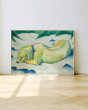 Franz Marc - Liegender Hund im Schnee (191011)