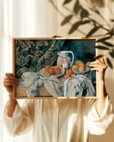 Paul Cézanne - Stillleben mit Gardine (1895)