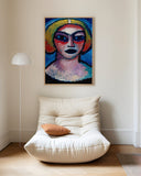 Alexej von Jawlensky - Frauenkopf Gemälde Kunstdruck