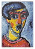 Alexej von Jawlensky - Kopf in Blau