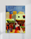 August Macke - Markt in Tunis
