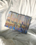 Claude Monet - Pierre Hoschede und Michel Monet am Ufer der Epte