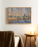 Claude Monet - Pierre Hoschede und Michel Monet am Ufer der Epte