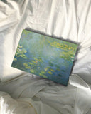Claude Monet - Seerosen Kunstdruck in Blau- und Grüntönen
