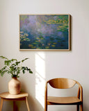 Claude Monet - Seerosen auf blau-violettem Teich