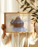 Claude Monet - Heuschober Schneeeffekt