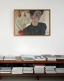 Egon Schiele - Selbstportrait mit Physalis