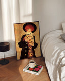 Egon Schiele - Frau mit schwarzem Hut