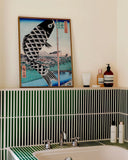 Utagawa Kuniyoshi - Suidobashi-Brücke und Surugadai - 100 berühmte Ansichten von Edo