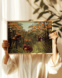 Henri Rousseau - Affen in den Orangen-Bäumen