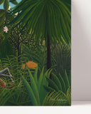 Henri Rousseau - Jaguar attackiert ein Pferd