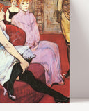 Henri de Toulouse-Lautrec - Der Salon in der Rue des Moulins