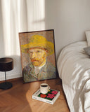 Vincent van Gogh - Selbstbildnis mit Strohhut