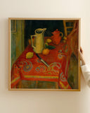 Samuel Halpert - Die rote Tischdecke