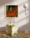 Samuel Halpert - Die rote Tischdecke