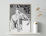 Juan Gris - Sitzender Engel (Cover-Design für "L'Humoriste")