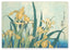 Katsushika Hokusai - Grashüpfer und Iris (Gelbe Blumen)