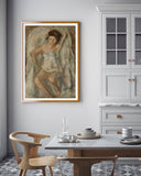 Jules Pascin - Liegende Frau im Nachhemd