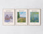 Set aus 3 Postern: "Sommer"
