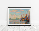 Amedeo Modigliani - Windmills on a Canal in Holland