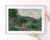 Auguste Renoir - Eine Straße in Louveciennes