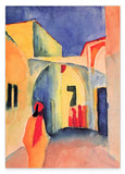 August Macke - Blick auf eine Allee in Tunis