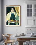 August Macke - Frau des Künstlers mit Äpfeln