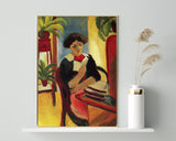 August Macke - Abstrakt Elizabeth Reading