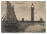 Georges Seurat - Der Leuchtturm von Honfleur
