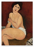 Amedeo Modigliani - Sitzende Nackte auf Divan