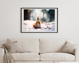 Eichhörnchen im Schnee