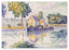 Paul Signac - Blick auf die Seine, Samois