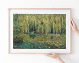 Blanche Hoschedé Monet - Weiden auf dem Teich von Giverny