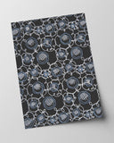 Paul Poiret zugeschrieben - Stoffdesign mit blauen Blumen