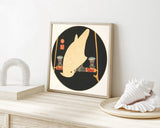 Itō Jakuchū - Papagei auf schwarzem Hintergrund