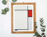 Piet Mondrian - Komposition - Bunte Geometrie