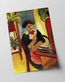 August Macke - Abstrakt Elizabeth Reading