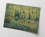 Blanche Hoschedé Monet - Weiden auf dem Teich von Giverny