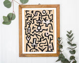 Paul Klee - Das Flugblatt des Komödianten (1938)