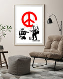 Banksy - Museum-Poster Armee malt Peace