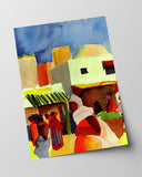 August Macke - Markt in Tunis