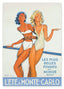Pierre Fix-Masseau - Art Deco Werbeplakat - Frauen in Monte Carlo