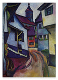 August Macke - Straße mit Kirche in Kandern