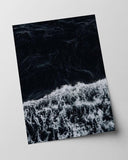 Brechende Wellen - Schwarz-Weiß