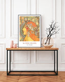 Alfons Mucha - Museum-Poster Frauenprofil mit Sternzeichen